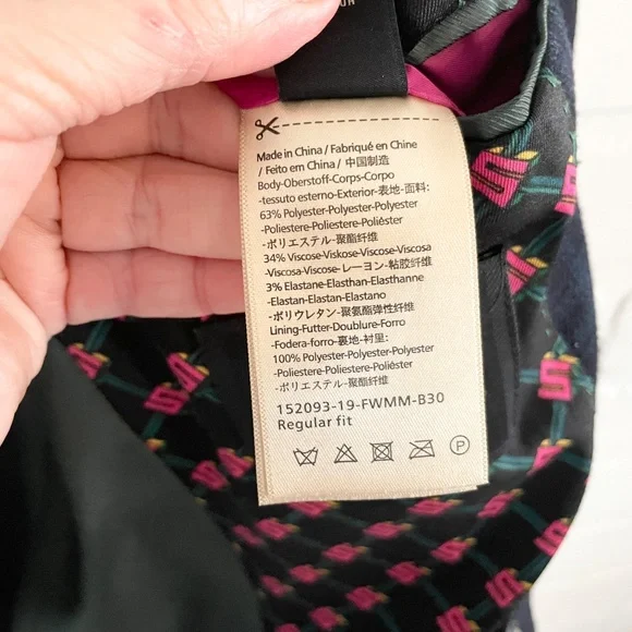 Scotch & Soda Plaid Blazer Tailored Single Button Structured Lined Menswear Sz M - Picture 12 of 16